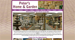 Desktop Screenshot of petersgarden.com